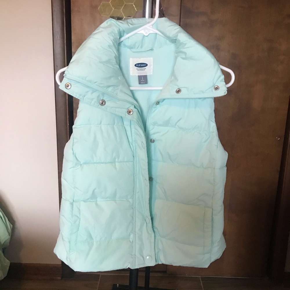Mint Puffer Vest